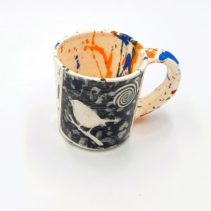 MUG WILD OISEAU LEORPARD  SPIRALE no 33