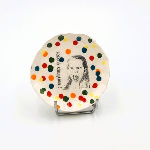 MINI ASSIETTE APÉRO ou VIDE POCHE tête à claques no 131