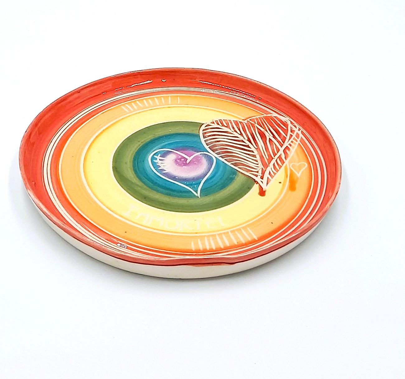 PETITE ASSIETTE IMMORTEL BISCORNUE sur un côté, no 57 – Image 2